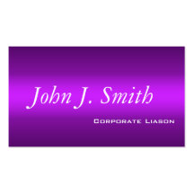 Shades of Purple Standard Business Cards