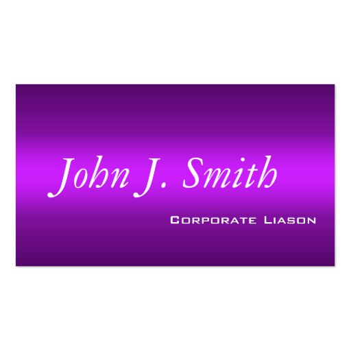 Shades of Purple Standard Business Cards