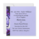 Shades of Purple Wedding Invitation