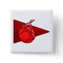 Shades of red basketball logo