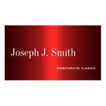 Shades of Red Standard Business Cards