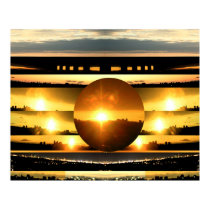 Shades of sunset posters