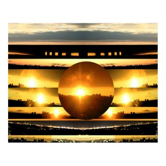 Shades of sunset print