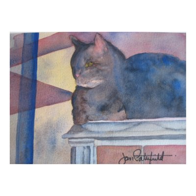 Shadow Cat Poster by JanPorterfield