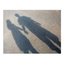 Shadow Couple Postcard postcards