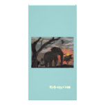 Shadow Elephant, Enclosing Calm Photo Greeting Card