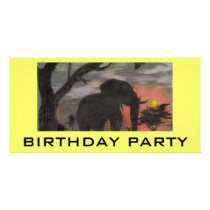 Shadow Elephant Photo card photo cards by marylouroche Shadow Elephant Photo card photo cards