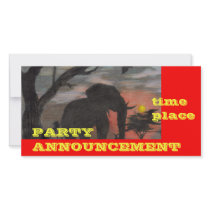 Shadow Elephant Photo card photo cards by marylouroche Shadow Elephant Photo card photo cards