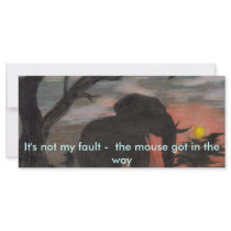 Shadow Elephant rack cards by marylouroche Shadow Elephant rack cards