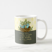 Shadow of His Wings Coffee Mugs