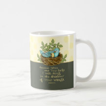 Shadow of His Wings Coffee Mugs