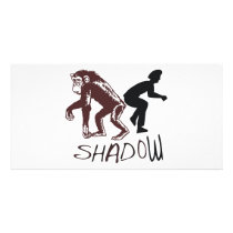Shadow Personalized Photo Card