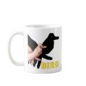 SHADOW PUPPET BIRD mugs by nassosvakalis SHADOW PUPPET BIRD mugs
