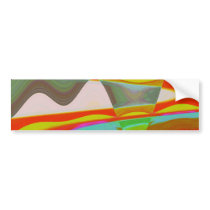 Shadow Talk - Acrylic Oriental Color Art Bumper Stickers