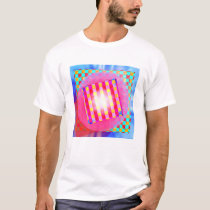 Textura 3d da sombra (engrenagem progressiva) t - shirts