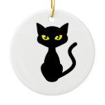 Shadow the Black Cat Ornaments