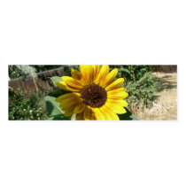 Shadowed Sunflower Bookmark Business Card Templates
