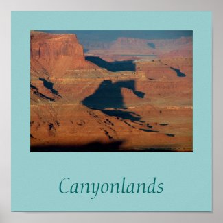 Shadows and canyons print