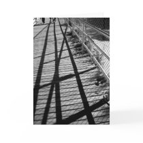 'Shadows and Fences'  Blank Greeting Card