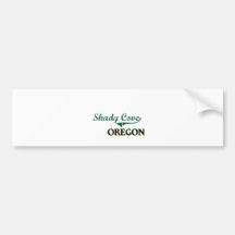 Shady Cove Oregon Classic Design Bumper Sticker