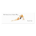 Shady Lady Sailor Bookmark business cards by smear80 Shady Lady Sailor Bookmark business cards