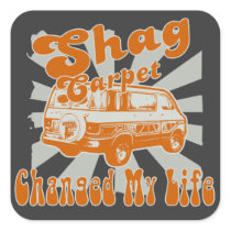 SHAG CARPET CHANGED MY LIFE TOOLBOX stickers