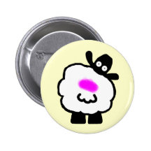 Shagged Sheep Button