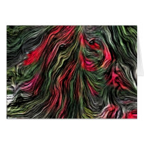 Shaggy (between the fences) card by Riviere Shaggy (between the fences) card