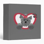 Shaggy Puppy in a Red Heart Binder