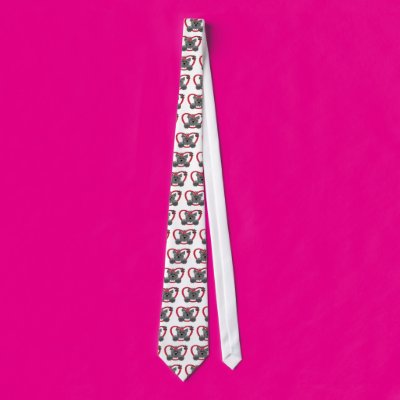 Shaggy Puppy in a Red Heart Tie Zazzle_tie Shaggy Puppy in a Red Heart Tie Zazzle_tie