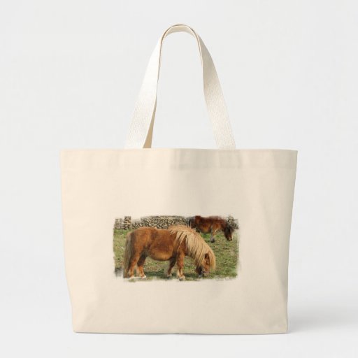 Shaggy Shetland Pony Canvas Bag