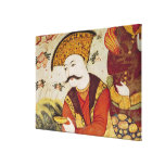 Shah Abbas I  and a Courtier offering Gallery Wrap Canvas