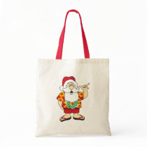 Shaka Santa Canvas Bag