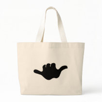 Shaka Sign Tote Bags
