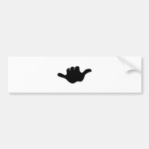 Shaka Sign Bumper Sticker