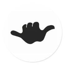 Shaka Sign Stickers