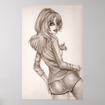 artsprojekt, goth, gothic, butt, behind, tush, pencil, graphite, illustration, drawing, james, adams, art, dancing, commercial art, United States, cyberart, Chris Thompson (TV producer), fine art, television sitcom, artificial flower, Disney Channel, work of art, courante, Zendaya, graphic art, Davis Cleveland, plastic art, Roshon Fegan, pictorial matter, Adam Irigoyen, lead pencil, Kenton Duty, slate pencil, Caroline Sunshine, tooshie, The Famous Jett Jackson, Poster with custom graphic design