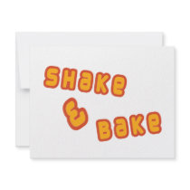 Shake & Bake Personalized Invitation