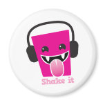 Shake it kawaii DJ Refrigerator Magnets