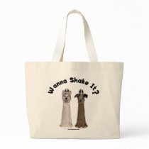 Shake It Salt and Pepper Dogs Canvas Bag