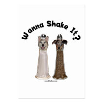 Shake It Salt and Pepper Dogs Business Card Templates