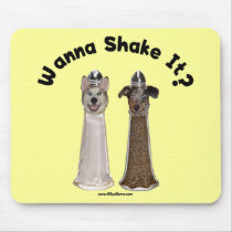 Shake It Salt and Pepper Dogs Mousepad