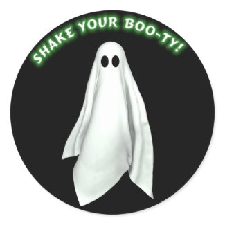 Shake Your Boo-ty Halloween Sticker sticker