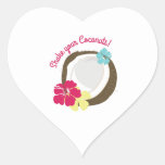 Shake Your Coconuts Heart Stickers