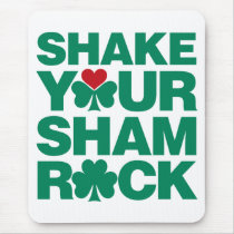 Shake Your Shamrock - Green Mouse Mat