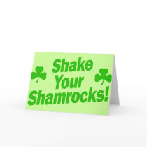 Shake Your Shamrocks! Cards
