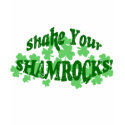 "SHAKE YOUR SHAMROCKS!" Womens T-Shirt by transearth "SHAKE YOUR SHAMROCKS!" Womens T-Shirt