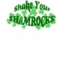 "SHAKE YOUR SHAMROCKS!" Womens T-Shirt by transearth "SHAKE YOUR SHAMROCKS!" Womens T-Shirt