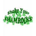 "SHAKE YOUR SHAMROCKS!" Womens T-Shirt by transearth "SHAKE YOUR SHAMROCKS!" Womens T-Shirt