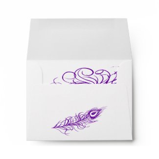 Shake your Tail Feathers Small Envelope (violet)